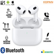 Fone Bluetooth KN-789 Kdpan - Branco